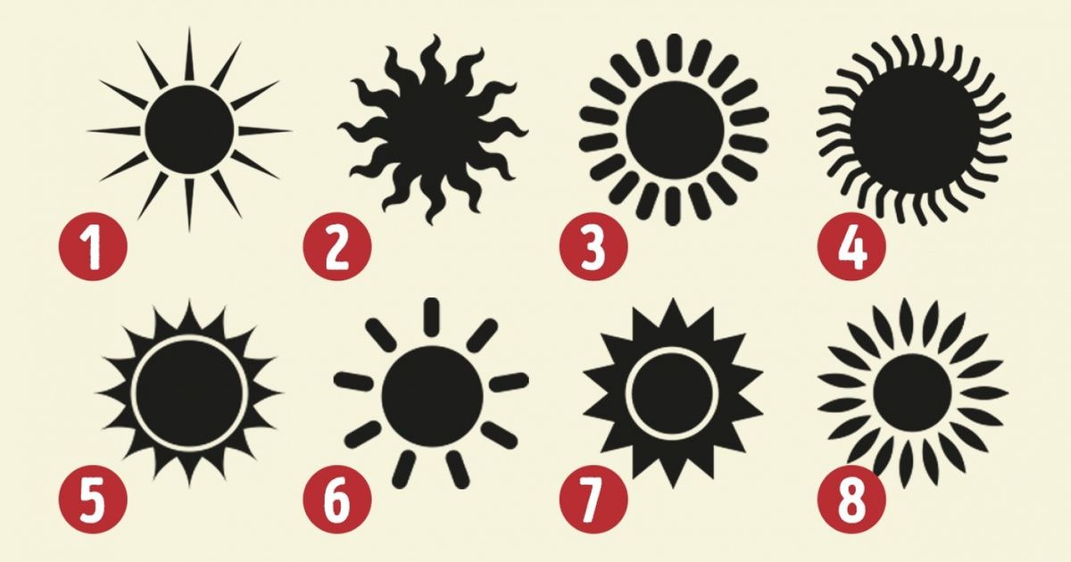 El sol que escojas te mostrará las características ocultas de tu personalidad