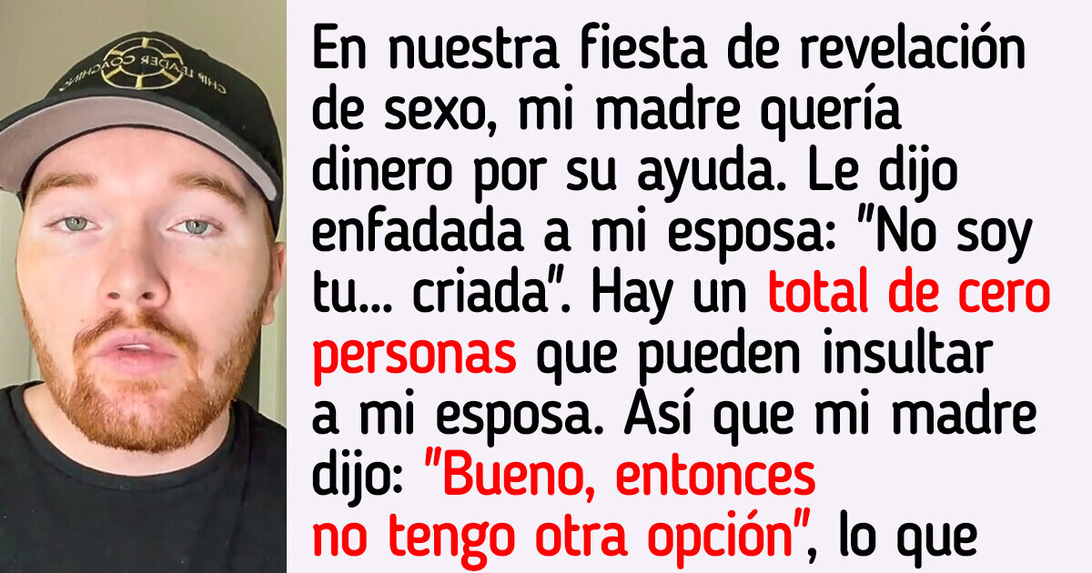 AYUDA: Mi madre nos arruinó una fiesta de 9 000 dólares y ahora mi esposa está furiosa