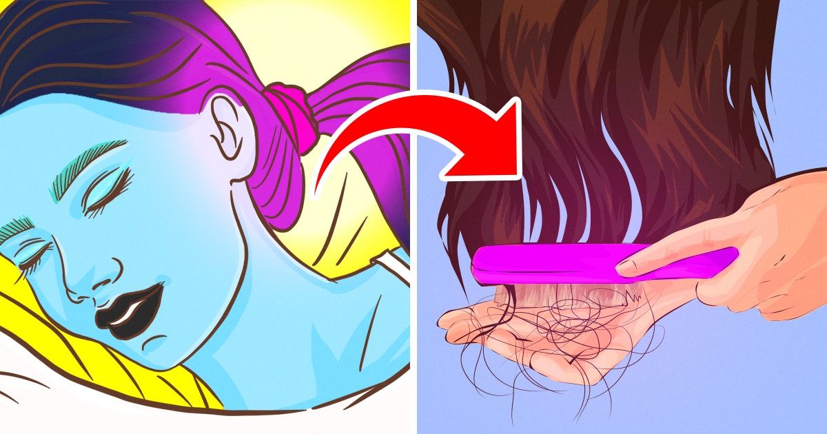 Por qué deberías dejar de dormir con el cabello recogido Por qué deberías dejar de dormir con el cabello recogido