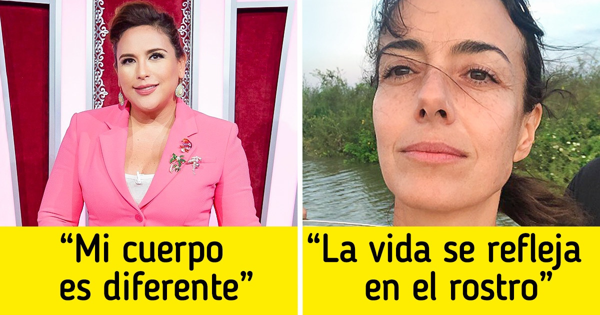 12 Famosas mexicanas a las que no les interesa lucir perfectas y se muestran tal cual son 12 Famosas mexicanas a las que no les interesa lucir perfectas y se muestran tal cual son