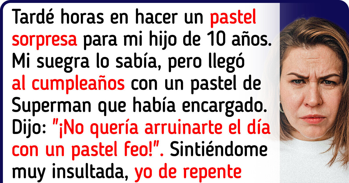 Humillé a mi suegra delante de todo el mundo, se lo merecía