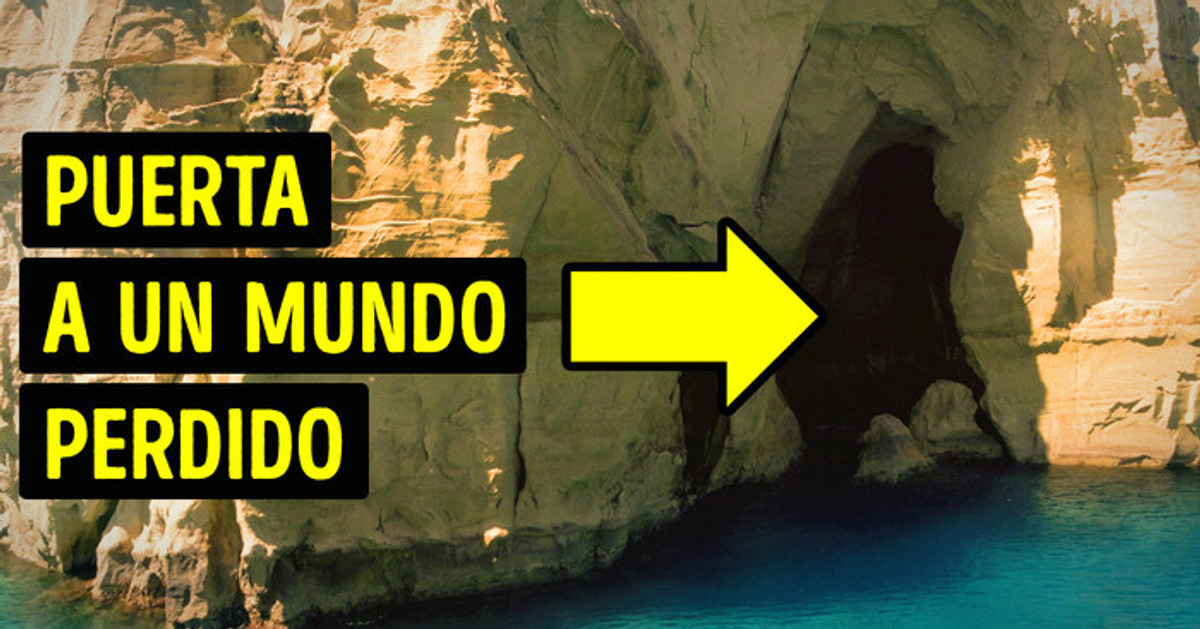 Habitación secreta dentro de una roca donde vivía gente prehistórica