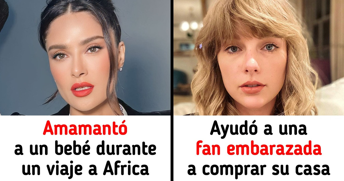 11 Famosos que van más allá de su fama para ayudar a los demás