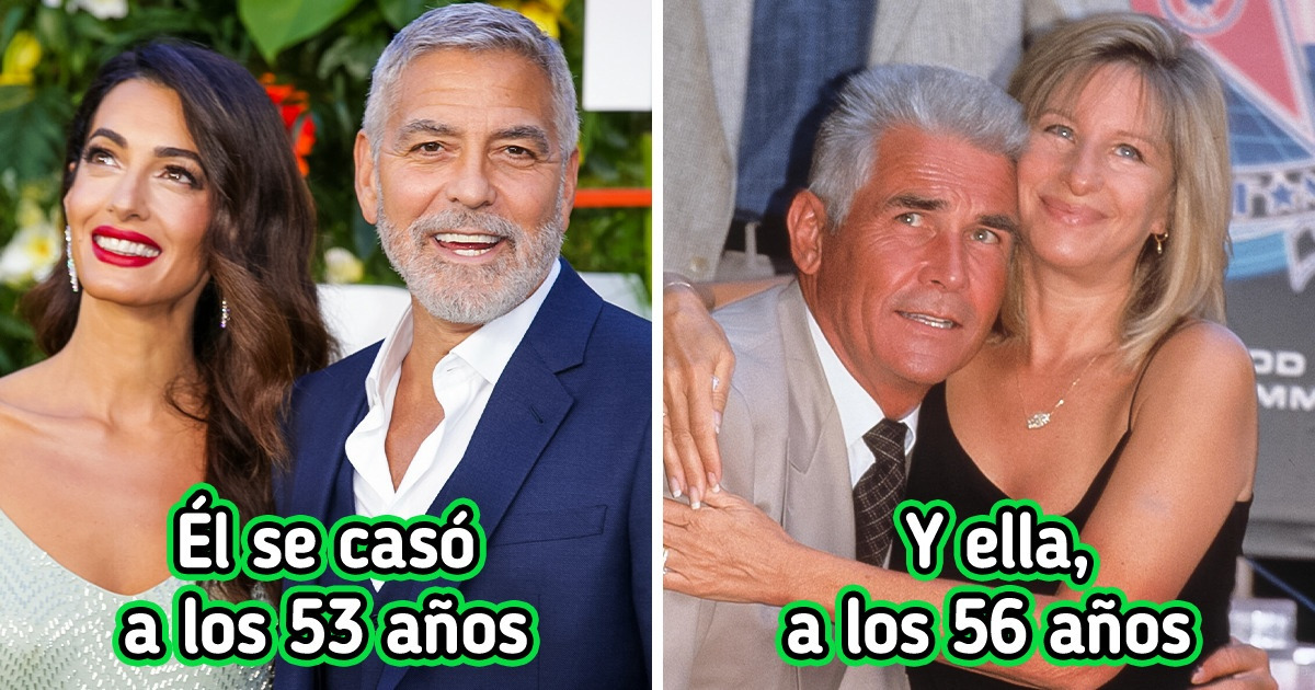 10 Famosos que se casaron después de los 50 años y siguen creyendo en el amor