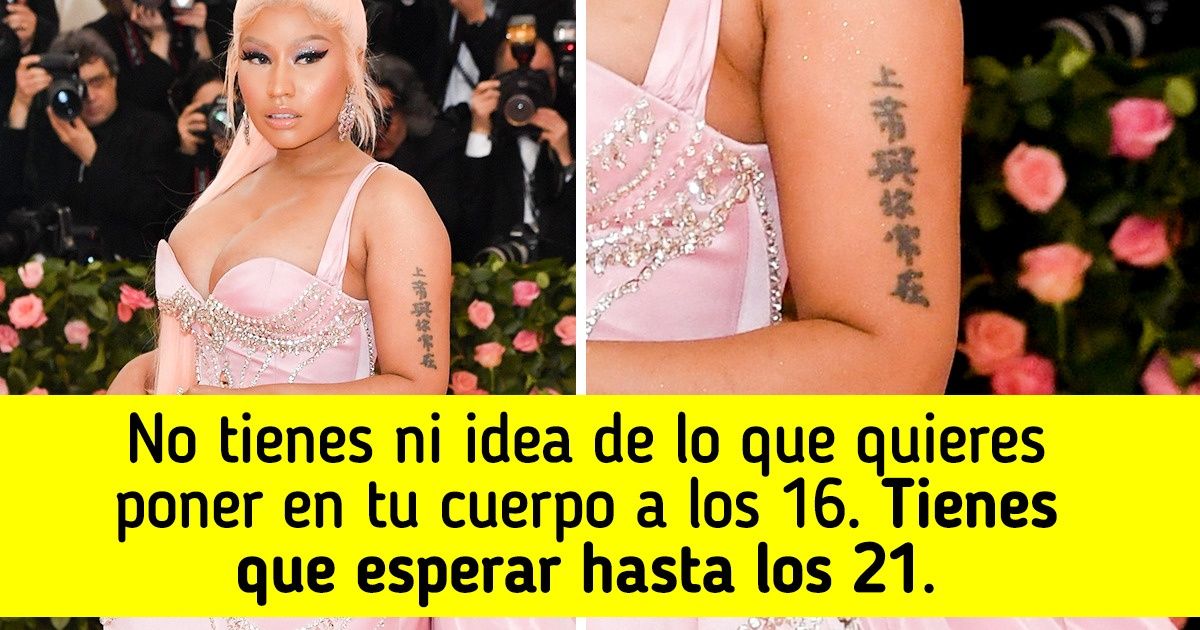 10+ Famosos para quienes tomar la decisión de tatuarse terminó siendo un error 10+ Famosos para quienes tomar la decisión de tatuarse terminó siendo un error