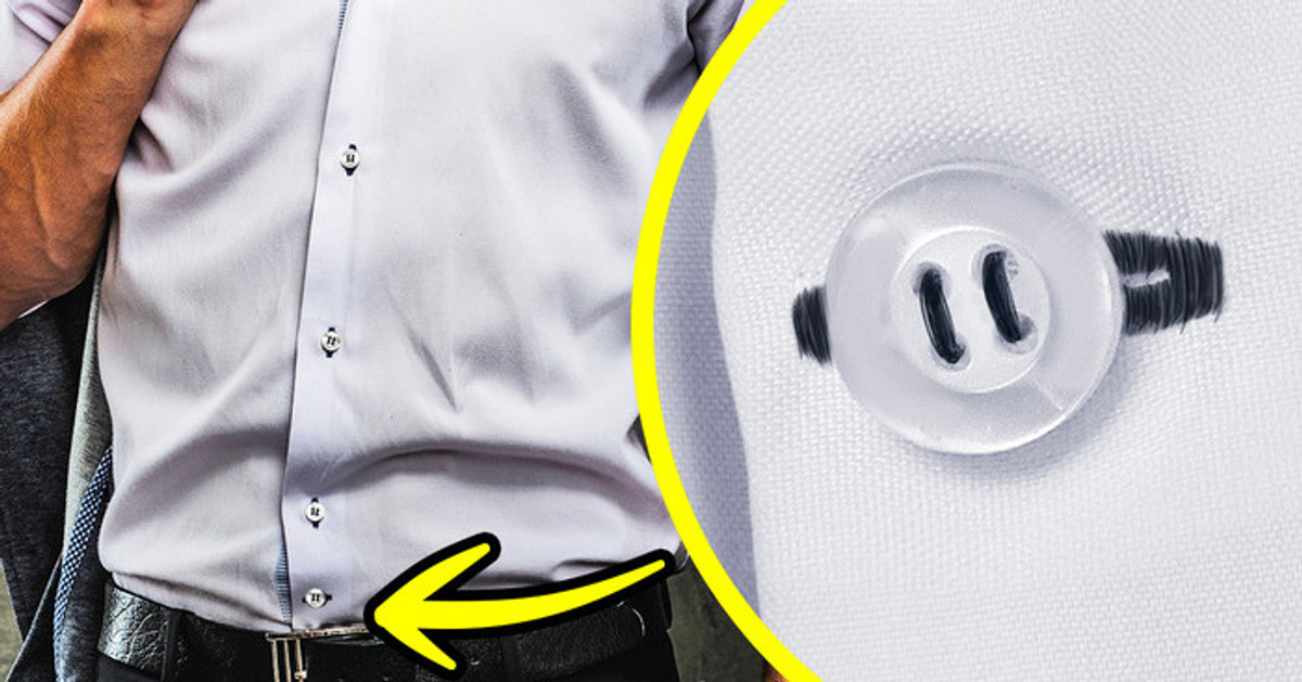Por qué las camisas tienen un botón horizontal y otros 30+ propósitos ocultos Por qué las camisas tienen un botón horizontal y otros 30+ propósitos ocultos