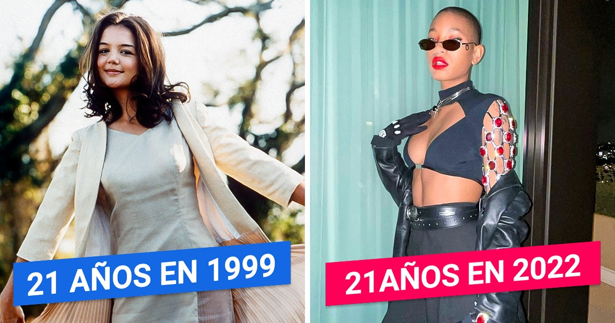 15+ Estrellas a la misma edad en distintas épocas que muestran cómo ha cambiado la moda