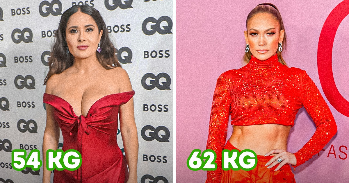 Descubrimos cuánto realmente pesan 20 mujeres famosas Descubrimos cuánto realmente pesan 20 mujeres famosas