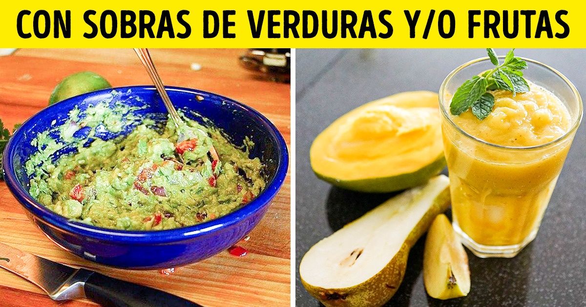 Trucos para aprovechar las sobras de comida y crear platillos nuevos Trucos para aprovechar las sobras de comida y crear platillos nuevos