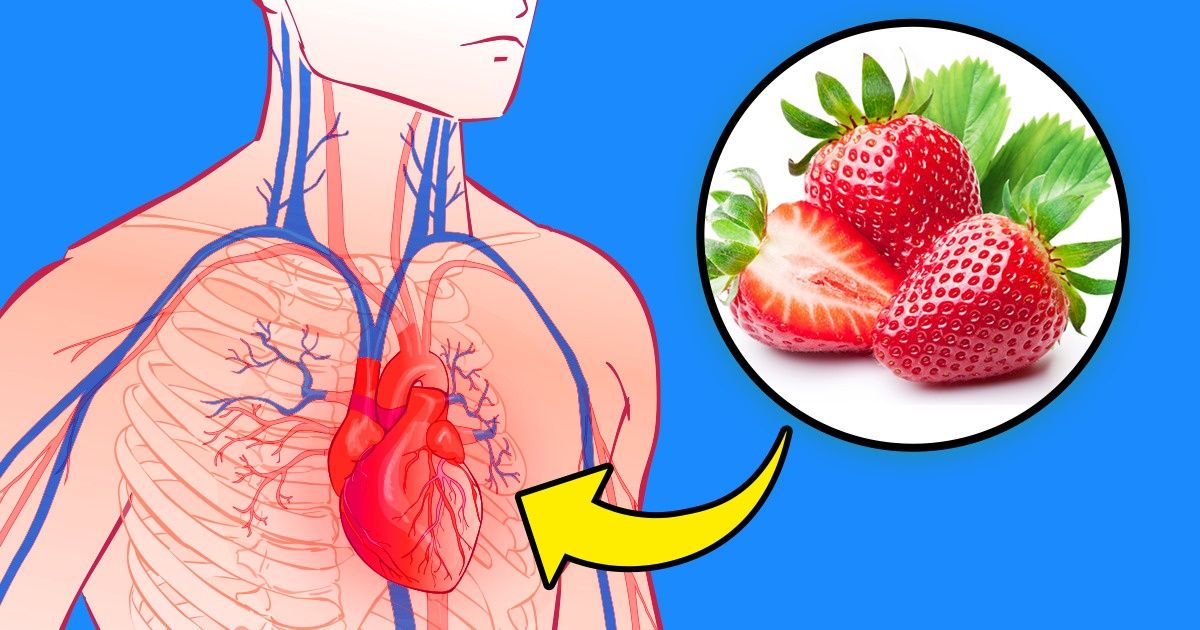 Cómo comer fresas puede beneficiar a la salud de tu corazón - El