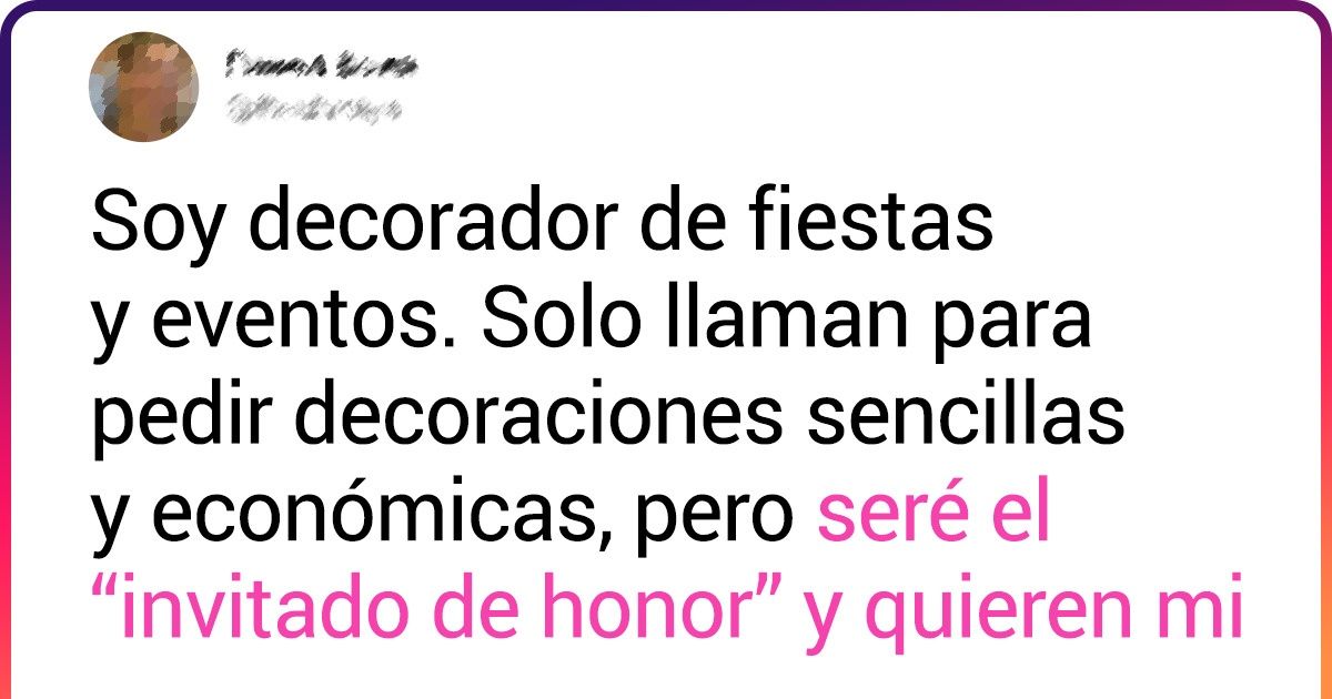 19 Usuarios a quienes los amigos o familiares siempre les piden una “ayudita” relacionada con su trabajo 19 Usuarios a quienes los amigos o familiares siempre les piden una “ayudita” relacionada con su trabajo