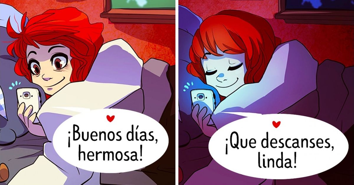 Esta artista dibujó los momentos más emocionantes y tristes que todo aquel que haya tenido una relación a larga distancia entenderá