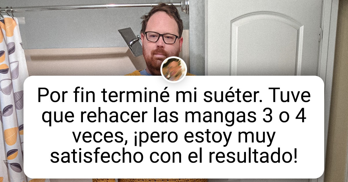 19 Hombres que rompen los estereotipos tejiendo mejor que muchas abuelas