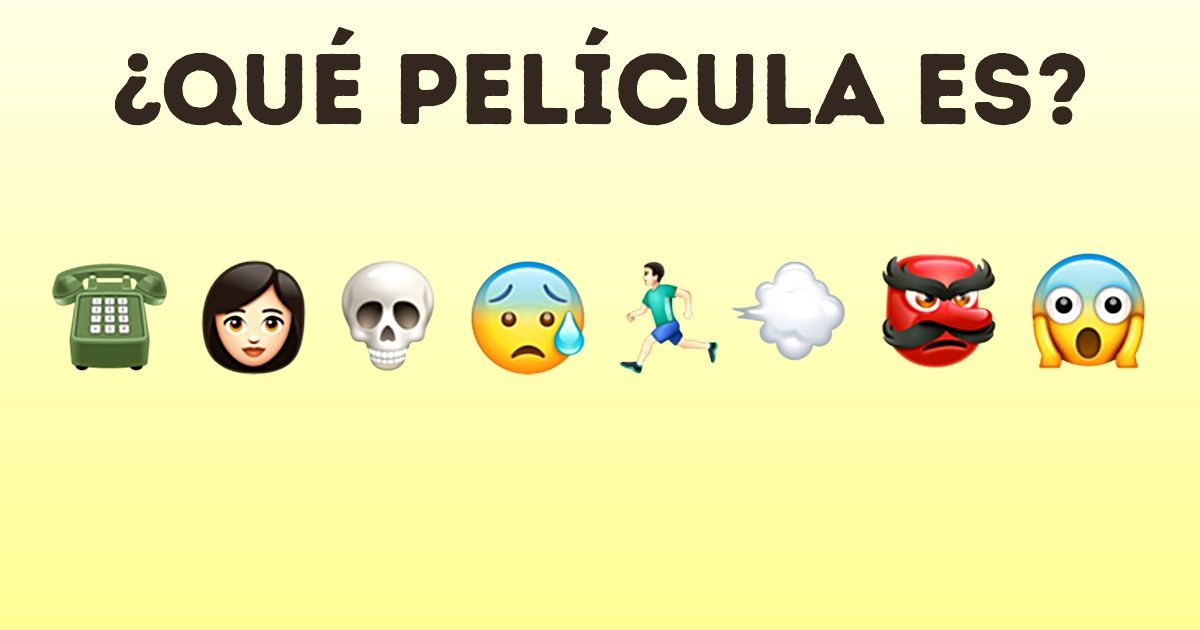 Test: Pon a prueba qué tanto sabes de cine adivinando qué película se esconde detrás de los emojis Test: Pon a prueba qué tanto sabes de cine adivinando qué película se esconde detrás de los emojis
