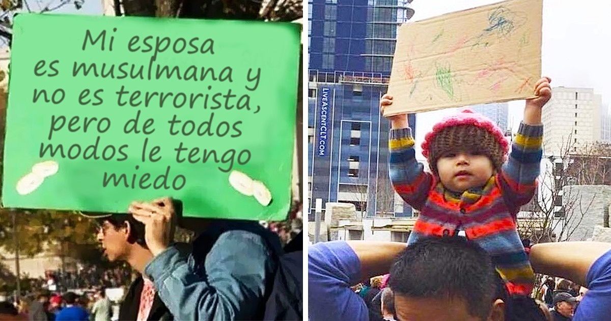 20 Personas que hicieron carteles de protesta a un nivel completamente nuevo 20 Personas que hicieron carteles de protesta a un nivel completamente nuevo