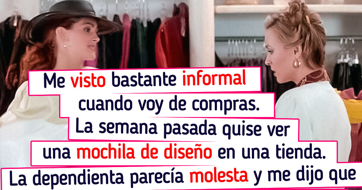 Una vendedora fue grosera conmigo y me aseguré de que no cobrara su comisión