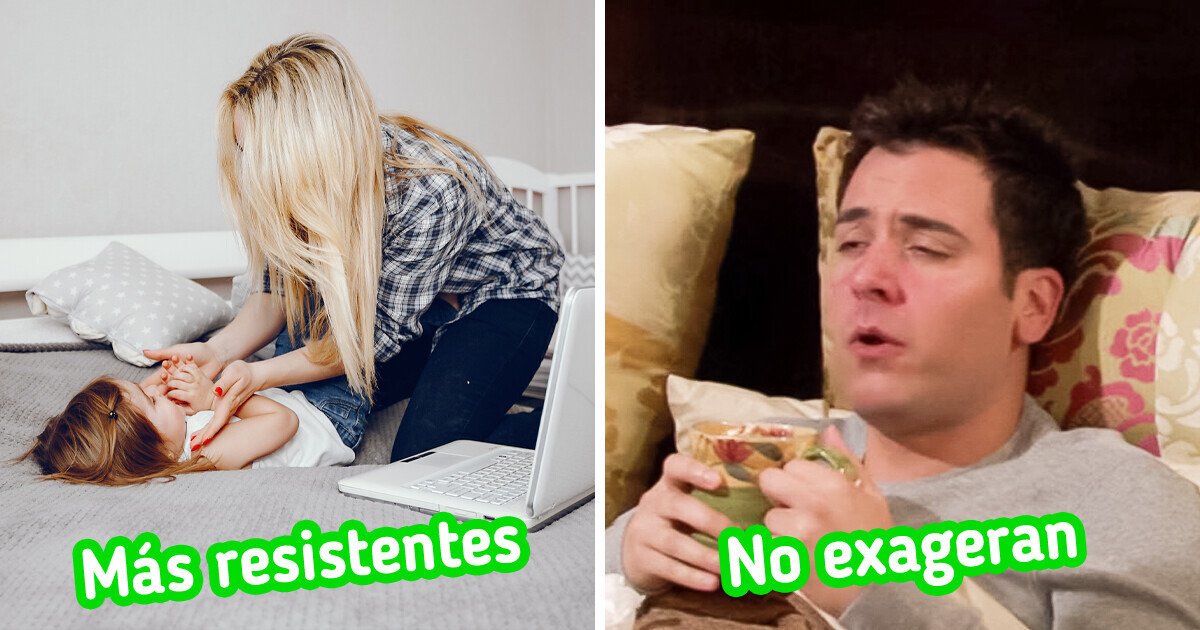 Estudio afirma que las gripes de los hombres son más fuertes y que no exageran