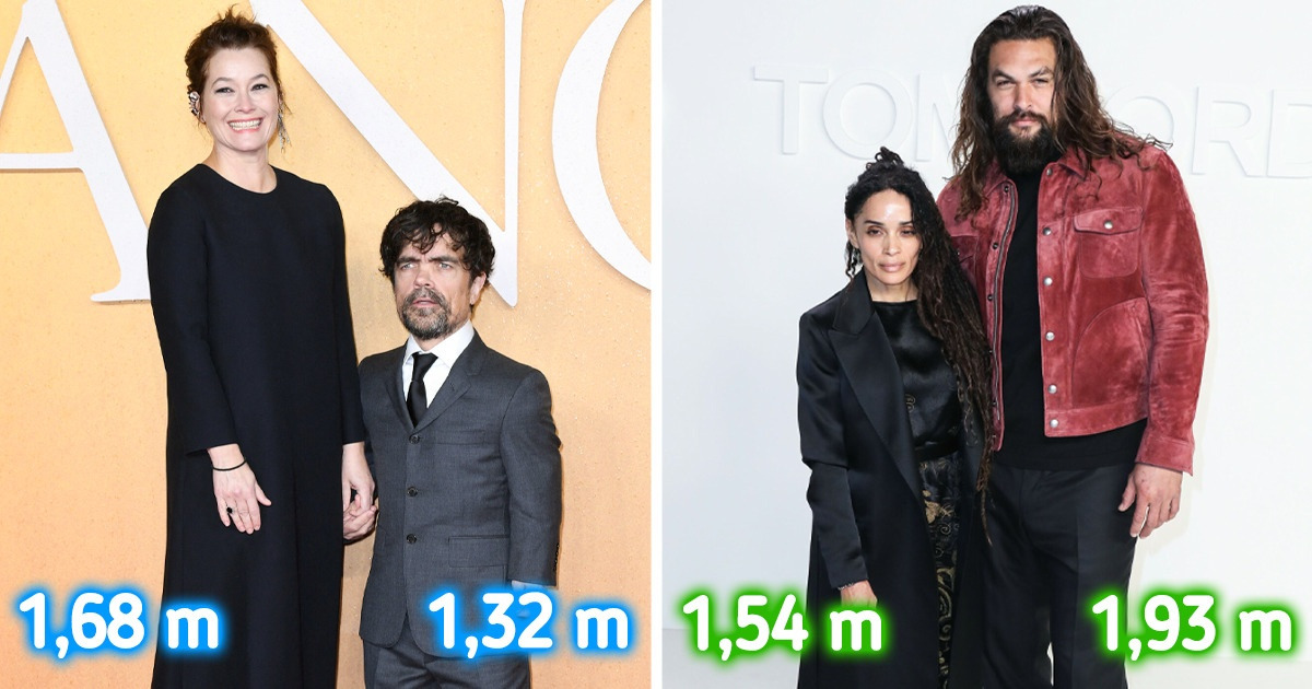 17 Parejas de famosos que demostraron que el amor viene en diferentes tamaños 17 Parejas de famosos que demostraron que el amor viene en diferentes tamaños