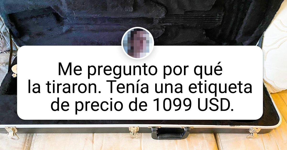 18 Cosas geniales que literalmente fueron encontradas en un bote de basura