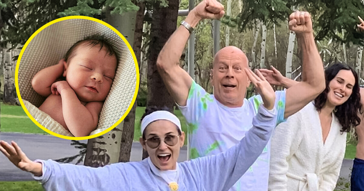 La pequeña de Rumer Willis convirtió a Bruce Willis y Demi Moore en felices abuelos La pequeña de Rumer Willis convirtió a Bruce Willis y Demi Moore en felices abuelos