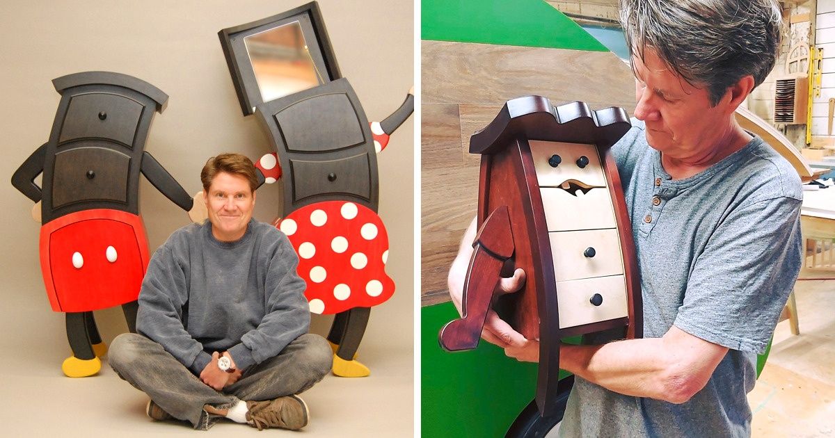 Diseñador creó muebles de fantasía inspirados en películas de Disney que alegran con solo mirarlos Diseñador creó muebles de fantasía inspirados en películas de Disney que alegran con solo mirarlos