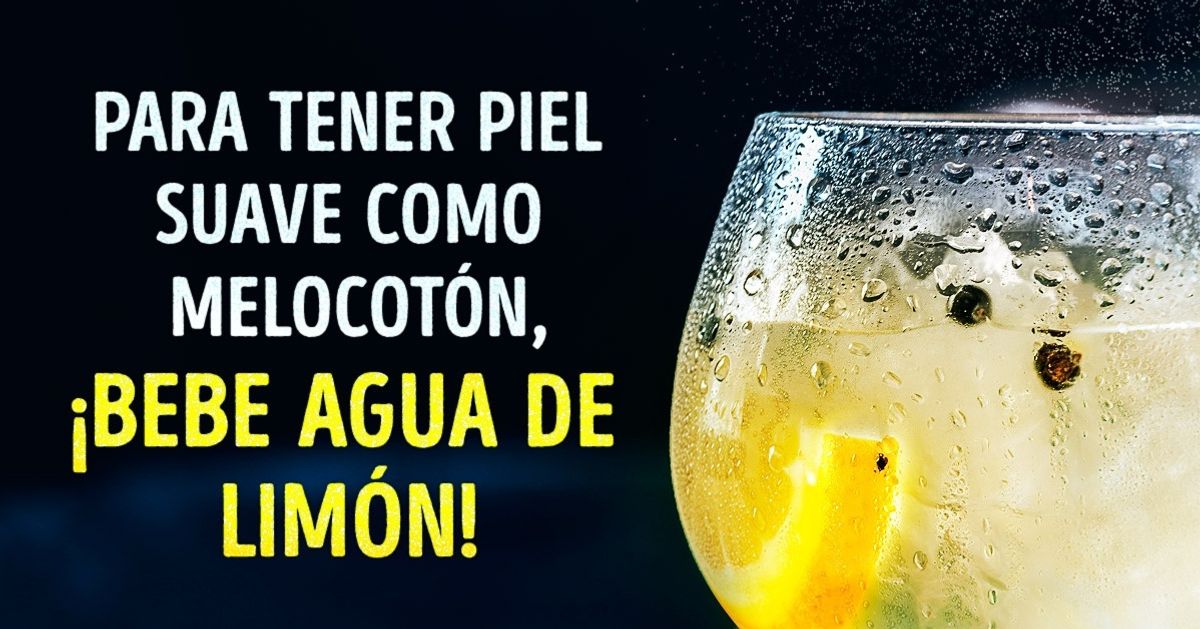 11 Beneficios del agua de limón que no conocías