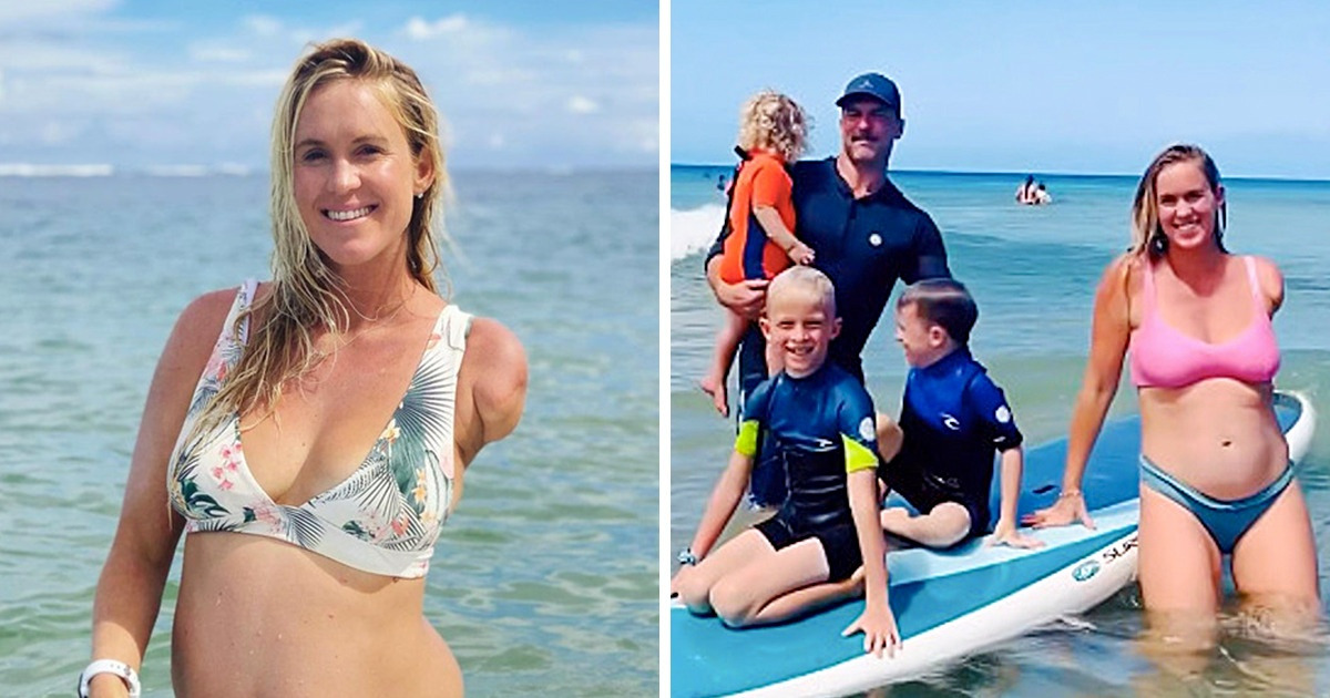 Bethany Hamilton, quien sobrevivió al ataque de un tiburón, reveló que está esperando su cuarto hijo