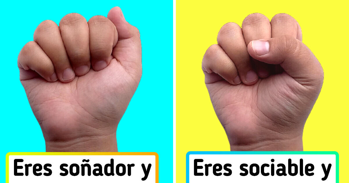Dinos cómo cierras el puño y descubre algo oculto sobre tu personalidad