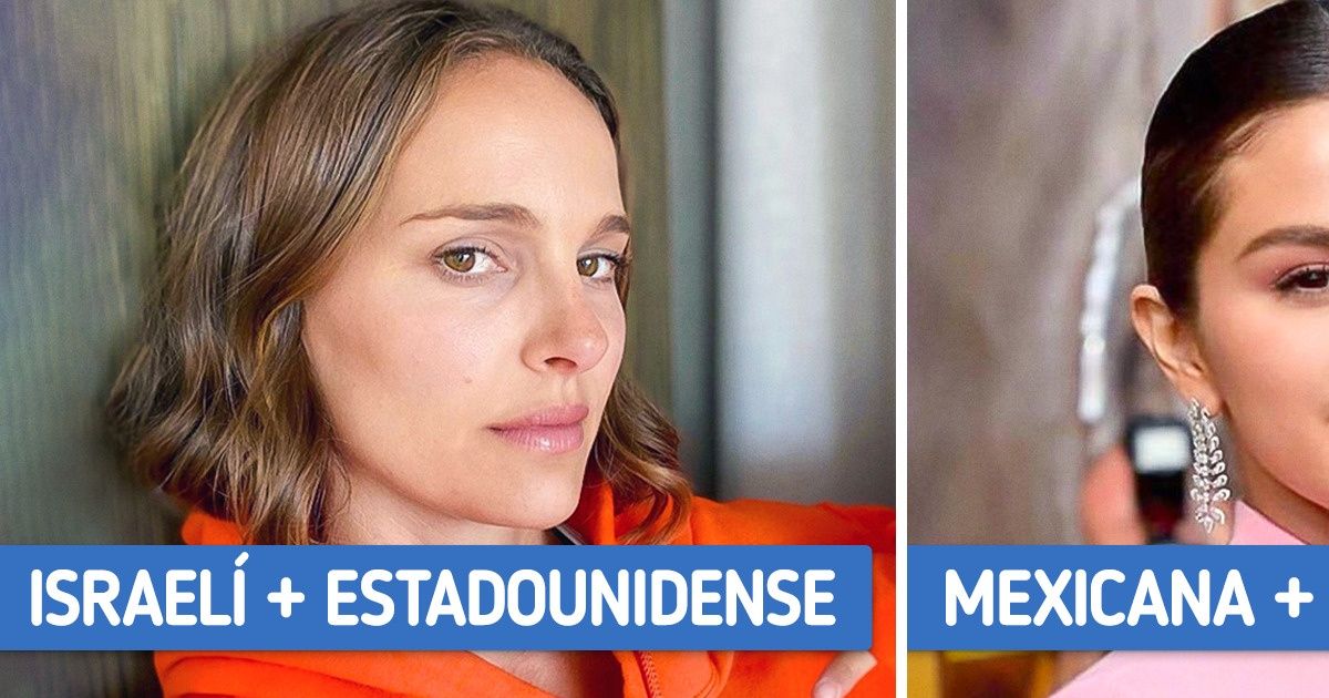 21 Famosos que tienen un cóctel de diferentes nacionalidades en sus venas (nueva selección) 21 Famosos que tienen un cóctel de diferentes nacionalidades en sus venas (nueva selección)