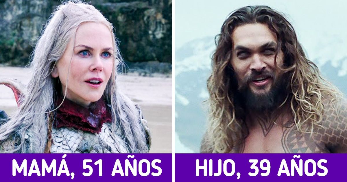 13 Parejas de actores y actrices que interpretaron a padres e hijos cerrando los ojos a su edad verdadera 13 Parejas de actores y actrices que interpretaron a padres e hijos cerrando los ojos a su edad verdadera