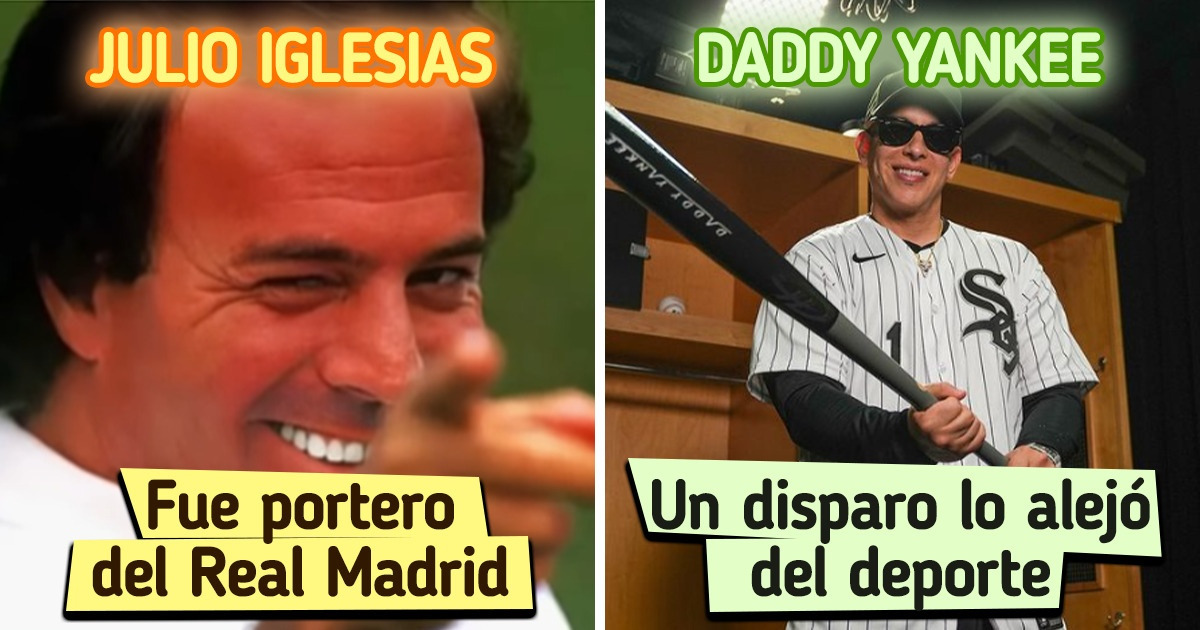 15 Famosos que estuvieron cerca de ser grandes deportistas; sin embargo, el espectáculo era lo suyo 15 Famosos que estuvieron cerca de ser grandes deportistas; sin embargo, el espectáculo era lo suyo