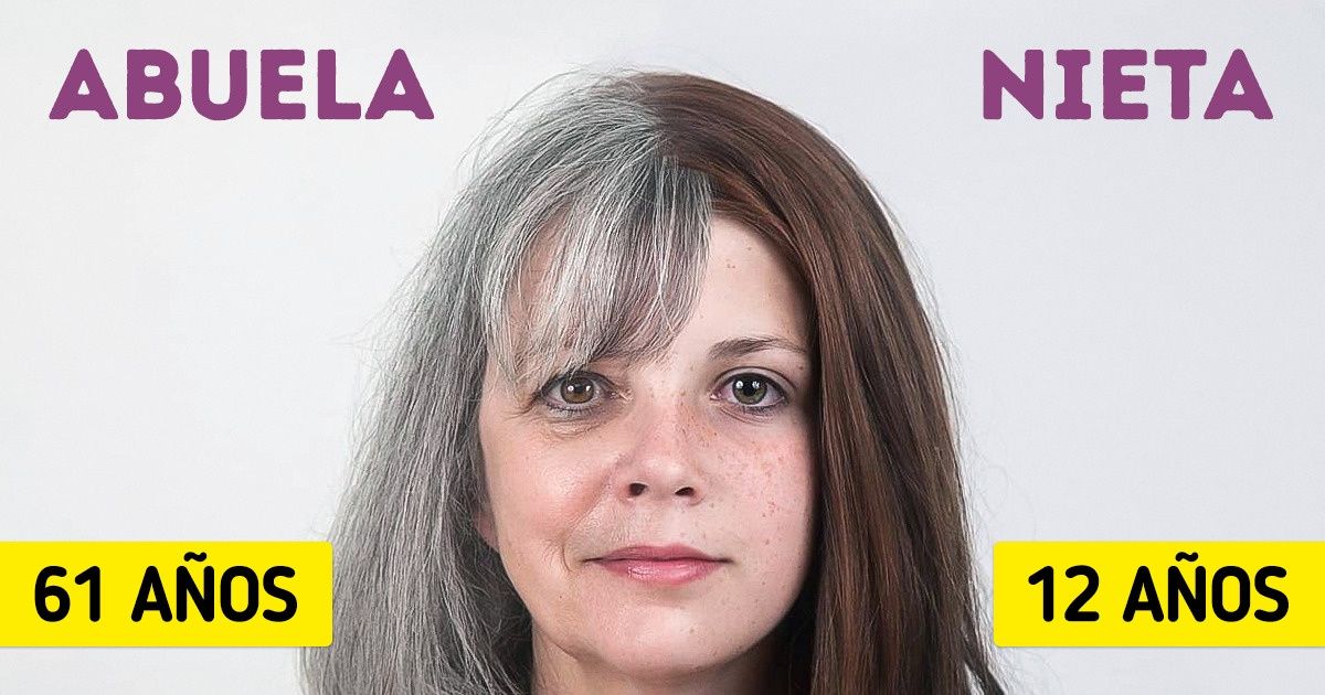 Fotógrafo compara las similitudes genéticas entre miembros de una misma familia (20 imágenes)
