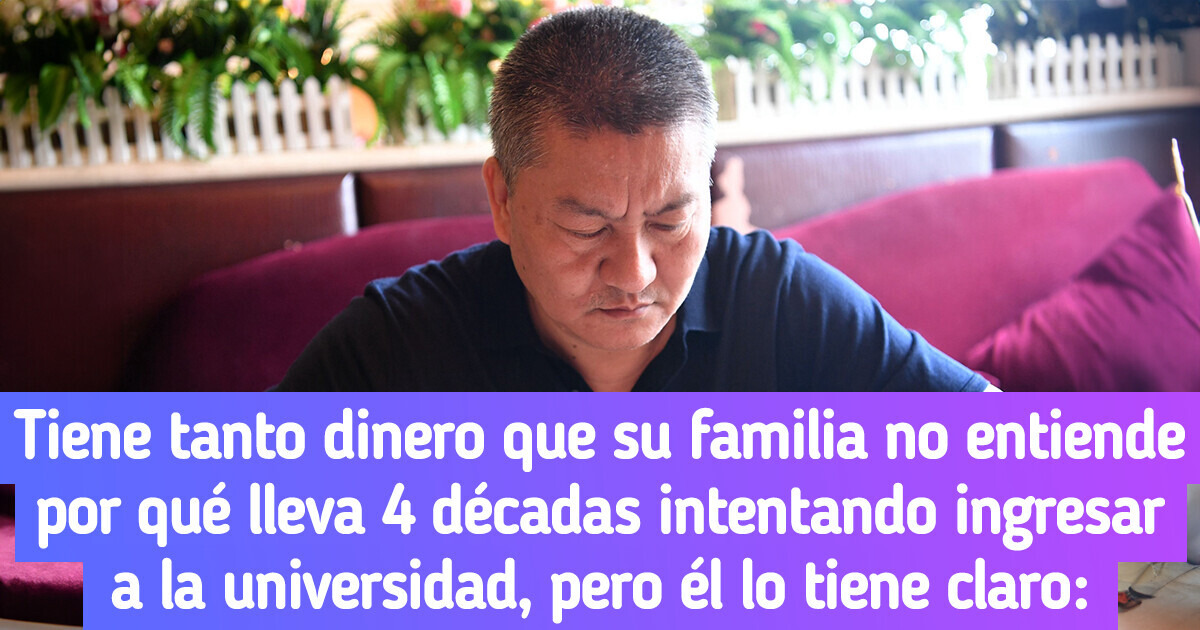 Millonario falló el examen de ingreso a la universidad 26 veces y regresa a por más pese a las críticas Millonario falló el examen de ingreso a la universidad 26 veces y regresa a por más pese a las críticas
