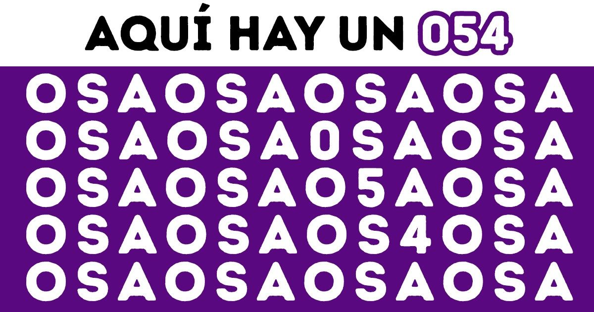 Test: Desafía tu mente con estos 15 acertijos visuales en menos de 7 segundos