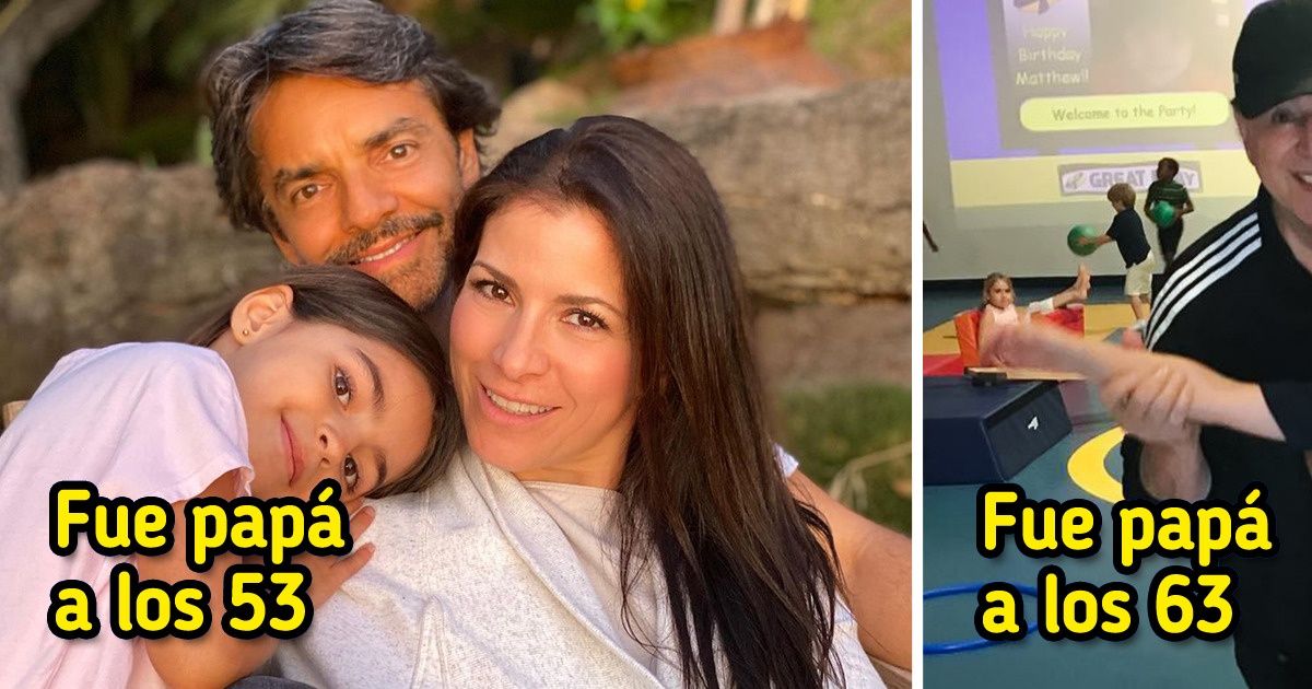 6 Famosos latinos que fueron papás después de los 50 años, y prueban que la paternidad no tiene barreras 6 Famosos latinos que fueron papás después de los 50 años, y prueban que la paternidad no tiene barreras