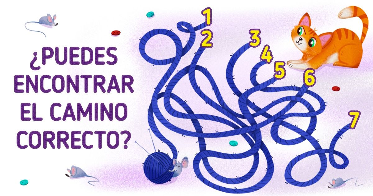 Test: Pon a prueba tu poder de observación encontrando el camino correcto en estos 10 acertijos Test: Pon a prueba tu poder de observación encontrando el camino correcto en estos 10 acertijos