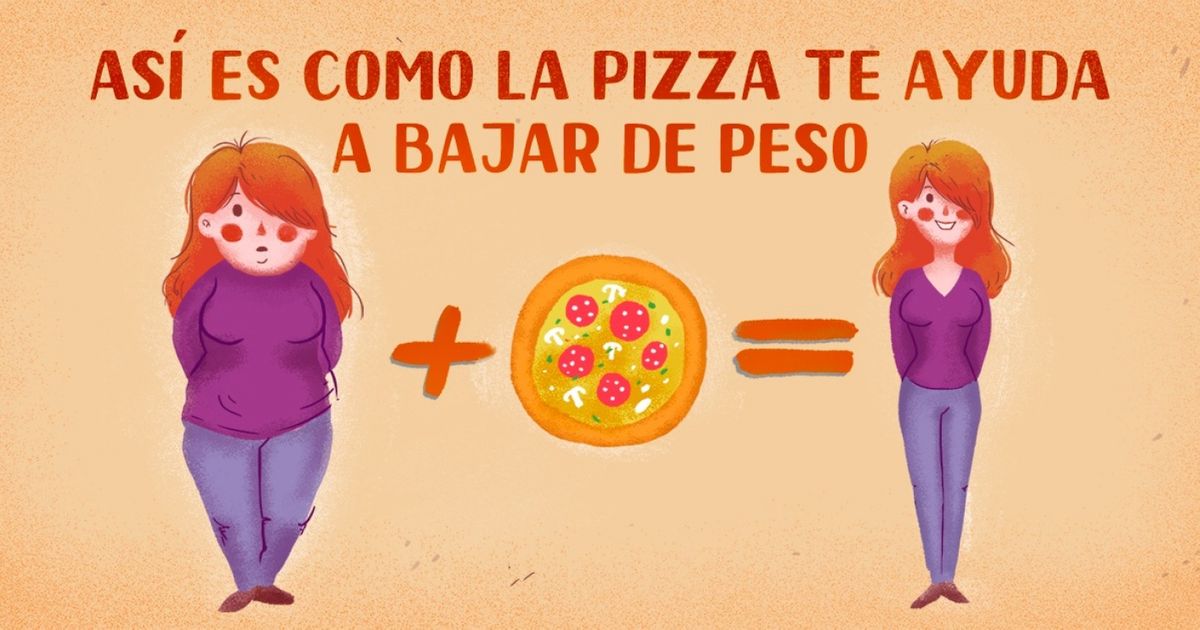 Según los expertos ¡la pizza ayuda a adelgazar!