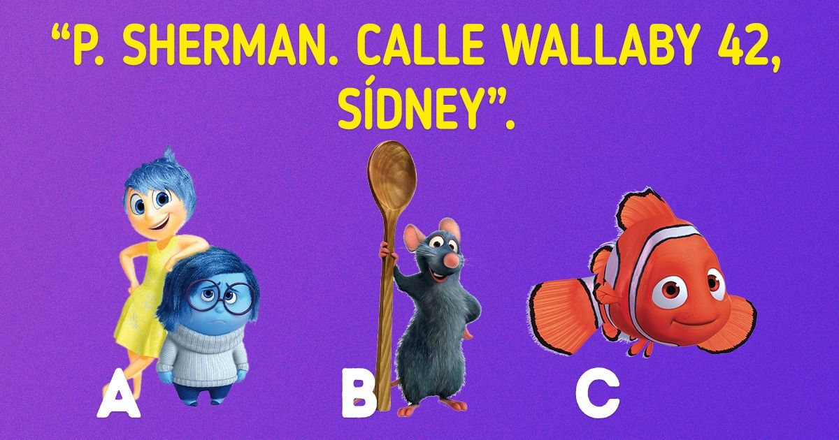 Test: Adivina en qué películas de Pixar se dijeron estas 17 frases Test: Adivina en qué películas de Pixar se dijeron estas 17 frases