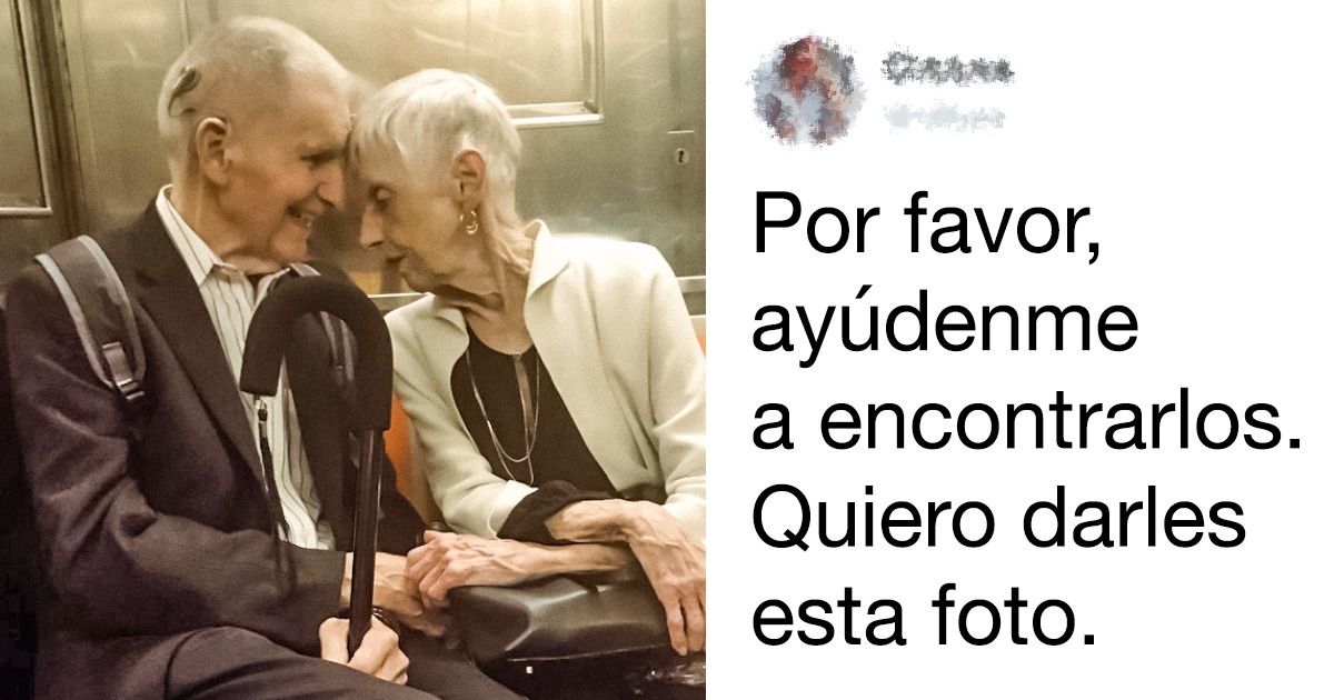 Un chico fotografió a unos desconocidos en el metro, pero parece que no solo los capturó a ellos, sino al amor en persona