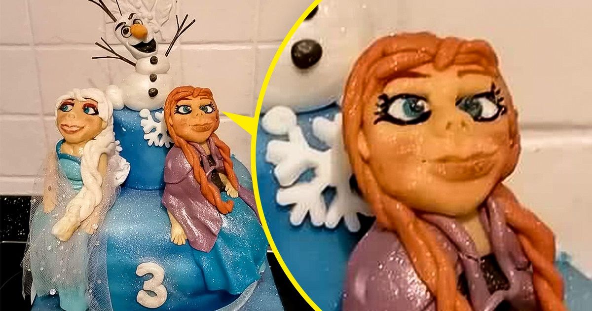 17 Pasteles con caras de personajes que salieron realmente mal, pero se volvieron aún más divertidos 17 Pasteles con caras de personajes que salieron realmente mal, pero se volvieron aún más divertidos