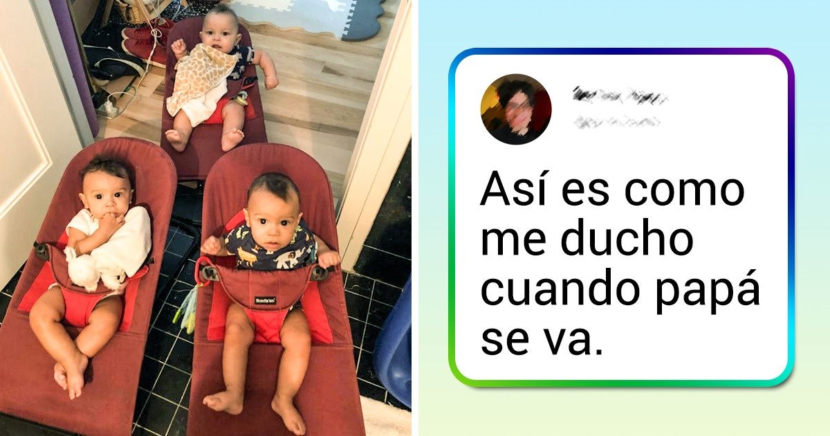20 Fotos que comprueban que ser padres de gemelos o trillizos es un dulce desafío 20 Fotos que comprueban que ser padres de gemelos o trillizos es un dulce desafío