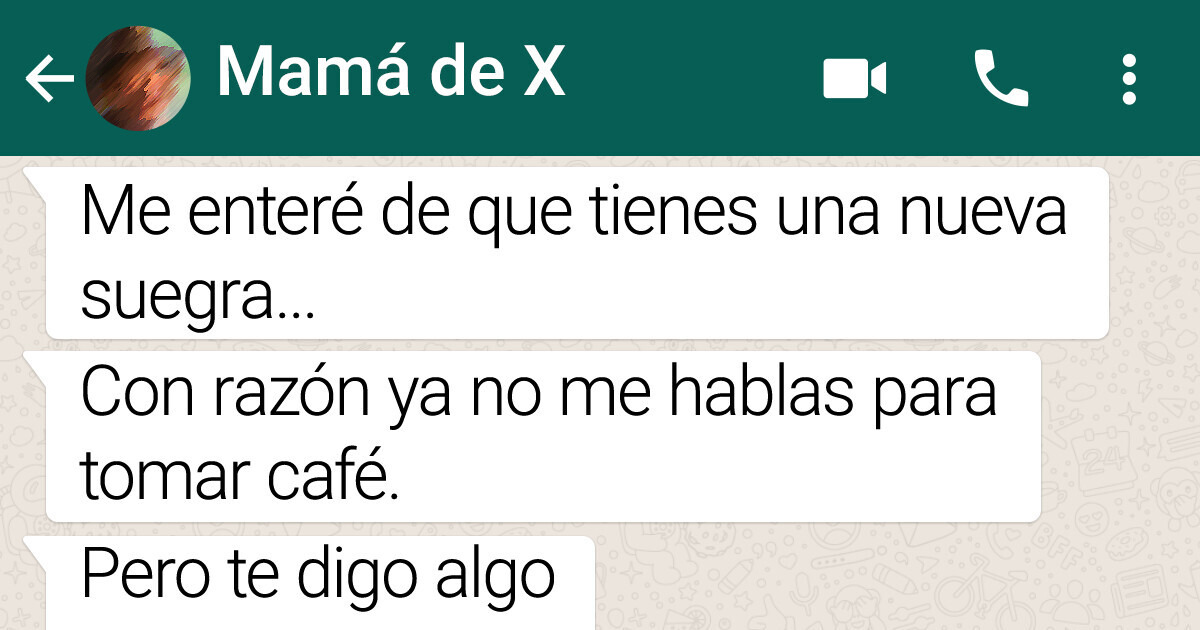 Exsuegra le escribe cuando tiene nueva pareja y comparte el insólito por qué Exsuegra le escribe cuando tiene nueva pareja y comparte el insólito por qué
