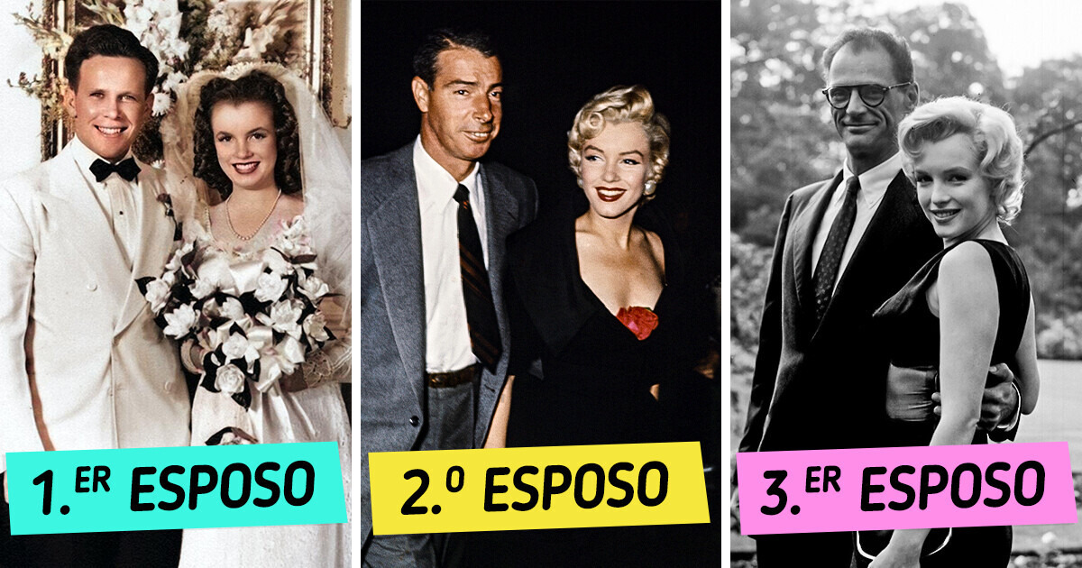Las tres historias de amor que marcaron el corazón de Marilyn Monroe