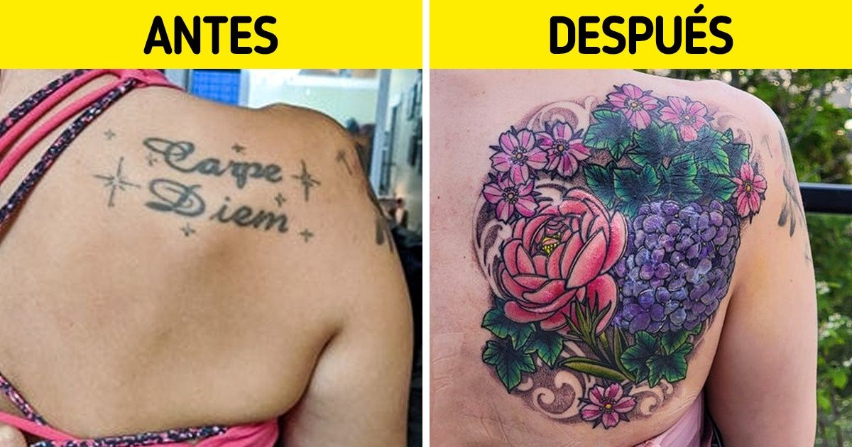 20 Tatuajes que enorgullecen a sus dueños porque llegaron para cubrir diseños algo vergonzosos 20 Tatuajes que enorgullecen a sus dueños porque llegaron para cubrir diseños algo vergonzosos