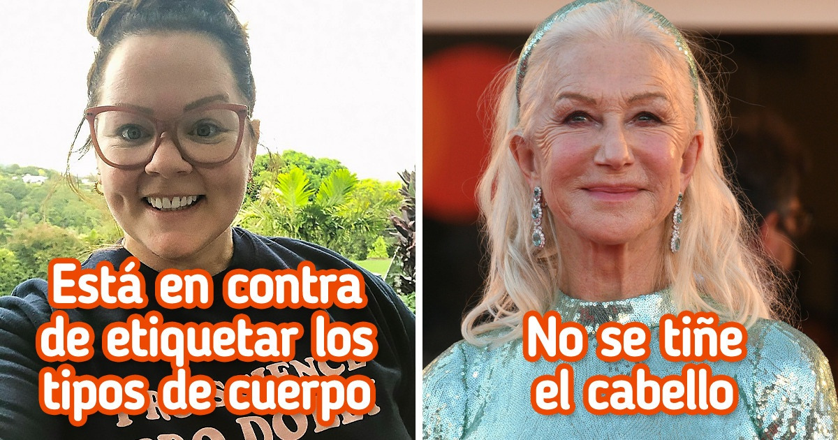 11 Famosas que demuestran que no hay que tener miedo de romper el “molde” de belleza