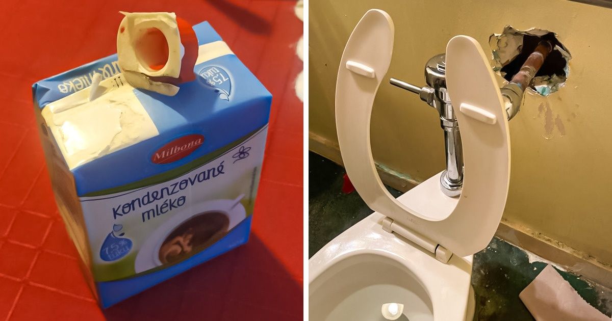 21 Fotos de trabajos que parecen hechos por personas que estaban de mal humor 21 Fotos de trabajos que parecen hechos por personas que estaban de mal humor