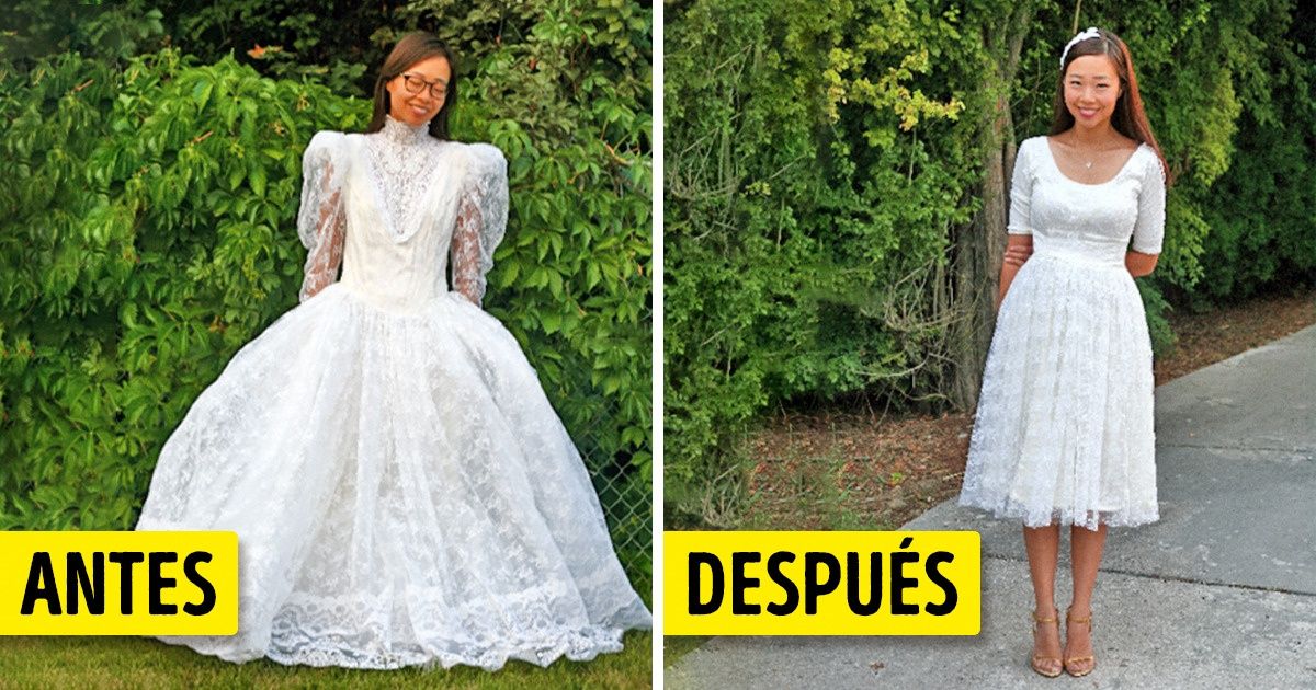 Una aficionada del diseño convierte la ropa vieja en atuendos modernos para ella y sus hijas