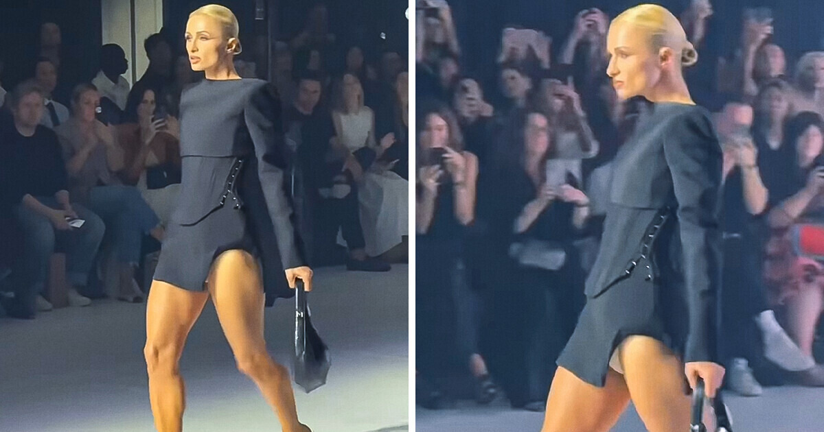Paris Hilton fue objeto de burlas debido a su actuar en la pasarela, aunque algunas personas la están elogiando