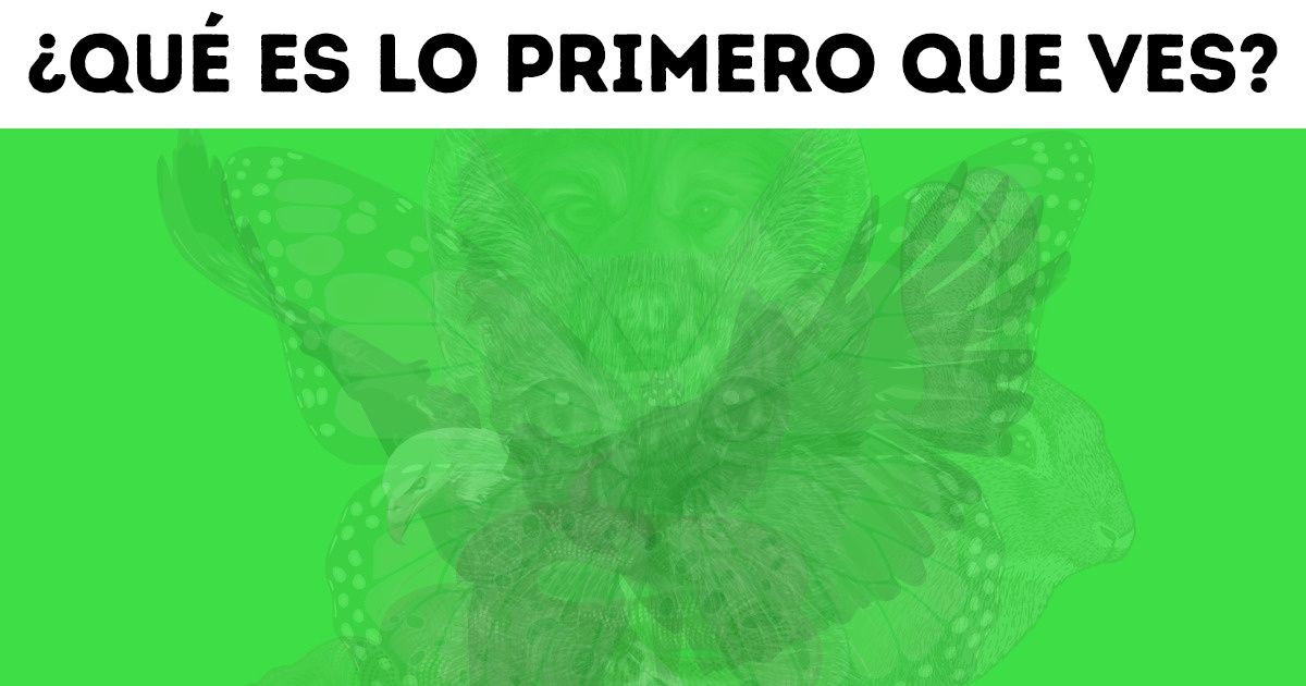 El primer animal que veas en esta imagen revela mucho sobre tu personalidad