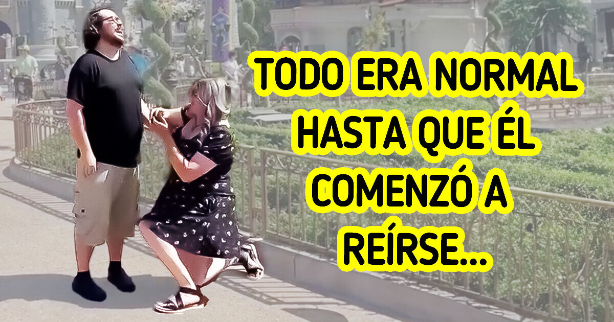 Mujer propone matrimonio en Disney, la reacción del novio la dejó muda
